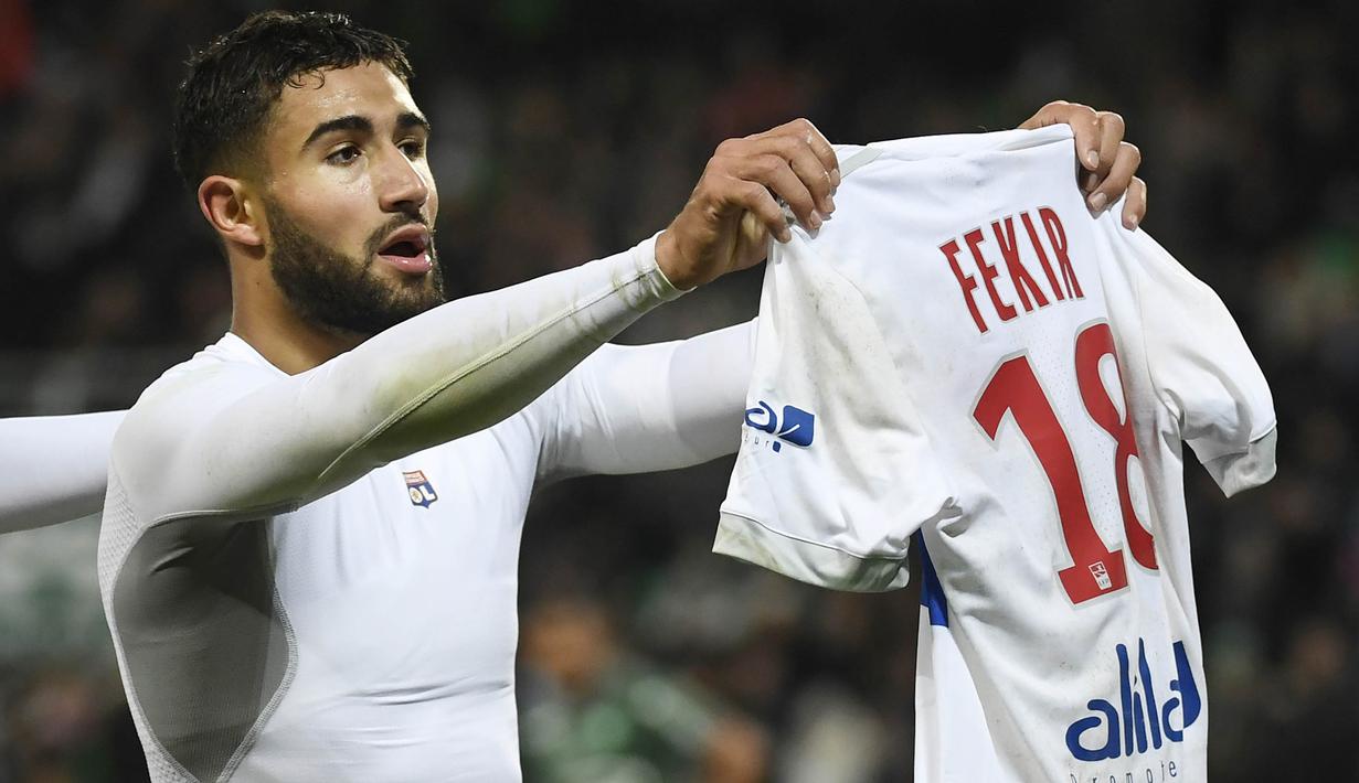 3. Nabil Fekir (Olympique Lyonnais) - 11 Gol (1 Penalti). (AFP/Philippe Desmazes)