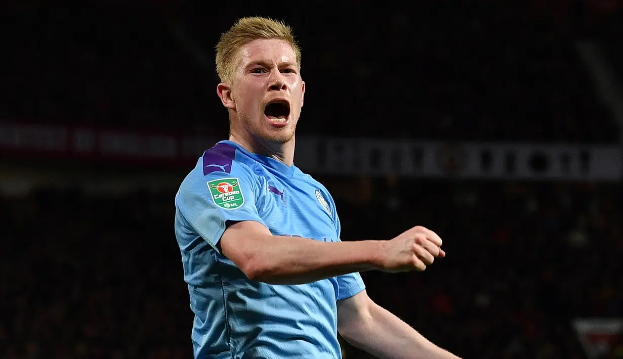 Kevin De Bruyne (Manchester City) - Finalis UEFA Men's Player of the Year. (AFP/Paul Ellis)