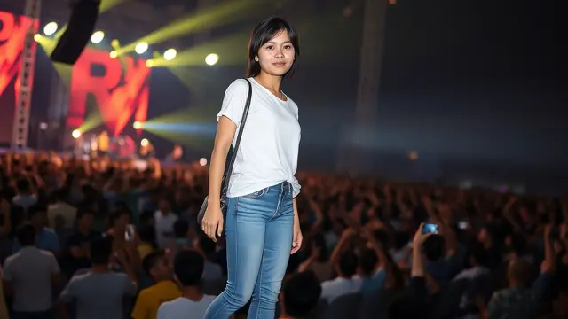 7 Inspirasi Outfit Putih untuk Nonton Konser, Ide Tampil Stylish dan Nyaman