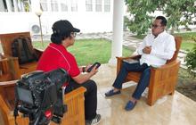 Bupati Eka Putra Pastikan Pemerintah Lengkapi Perabotan Hunian Sementara Tanah Datar untuk Korban Bencana