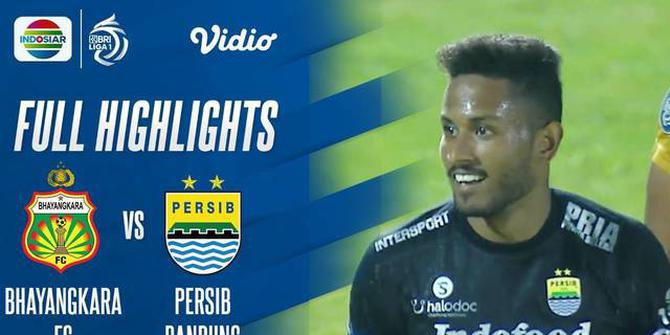 VIDEO: Dikalahkan Persib Bandung 0-2, Bhayangkara FC Telan Kekalahan Perdana di BRI Liga 1