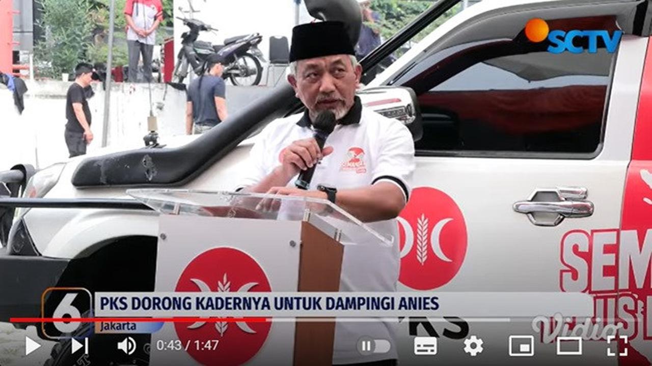 Presiden Partai Keadilan Sejahtera (PKS), Ahmad Syaikhu. (YouTube Liputan6)