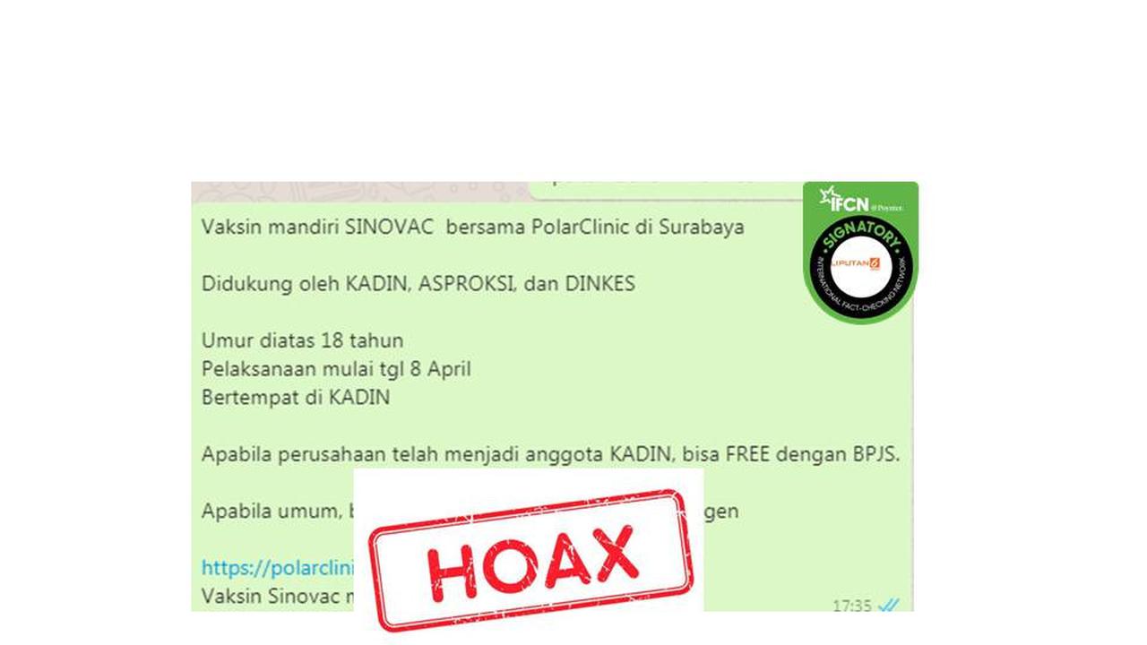 Cek Fakta Vaksin Covid-19 Mandiri