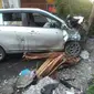 Minubus penabrak dua tukang sapu jalanan hingga tewas di Makassar (Liputan6.com/Istimewa)