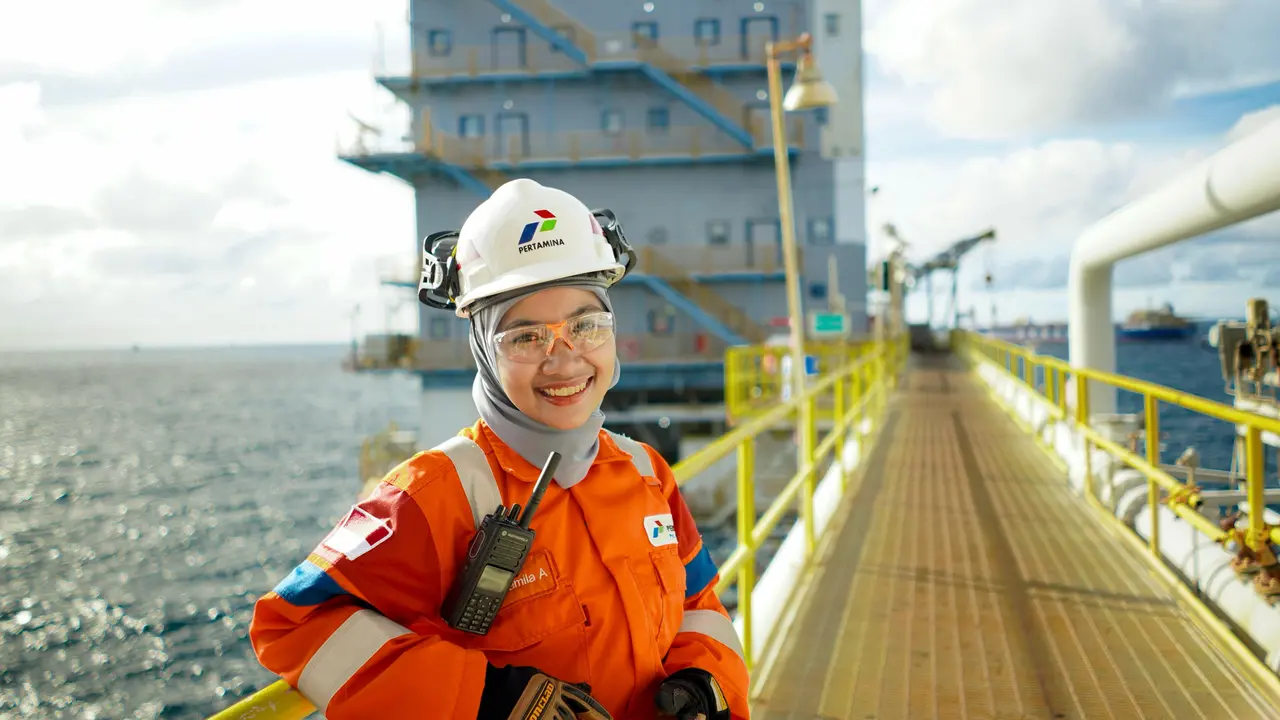 Production Well Operator di Pertamina Hulu Energi Offshore North West Java (PHE ONWJ), Difa Kamila Anjani (Istimewa)