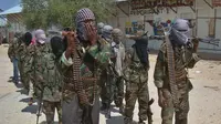 Militan Al Shabaab di Somalia. (AFP/M. Abdiwahab)