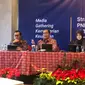 Direktur Jenderal Anggaran Kementerian Keuangan Isa Rachmatarwata dalam dalam media gathering di Ancol, Rabu (22/3/2023). Isa mengatakan bansos pangan akan segera disalurkan kepada masyarakat kurang mampu pada bulan puasa tahun ini. (Tira/Liputan6.com)