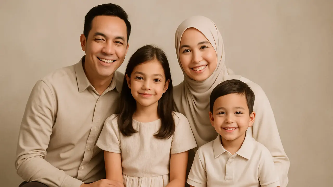 Inspirasi Foto Studio Keluarga