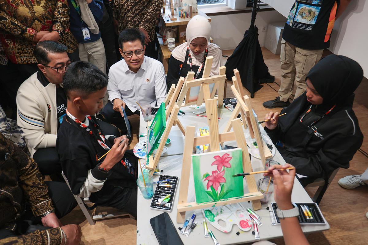Lukisan Anak Korban Bencana Tersaji dalam Pameran Bukit Mimpi