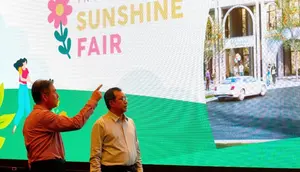 PT Intiland Development menggelar program promo 'Intiland Sunshine Fair' untuk penjualan properti untuk masyarakat yang memiliki beragam properti. (Istimewa)