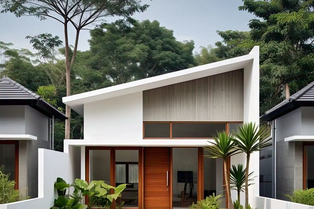 Rumah Tipe 36 Subsidi Berkonsep Modern/Via Meta AI