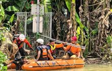 BPBD Jatim Gerak Cepat Lakukan Perbaikan EWS Banjir di Jombang Pasca Diterjang Material Sungai