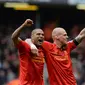 Glen Johnson & Martin Skrtel (ANDREW YATES / AFP)