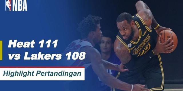 VIDEO: Miami Heat Tunda Kemenangan LA Lakers di Final NBA 2020