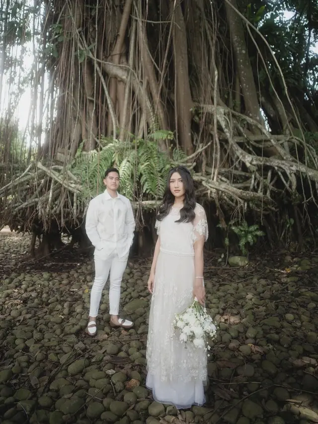 Kaesang Pangarep dan Erina Gudono. (Foto: Dok. David Salim Photography dari Instagram @erinagudono)