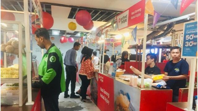 GoFood Festival di Blok M, Jakarta Selatan