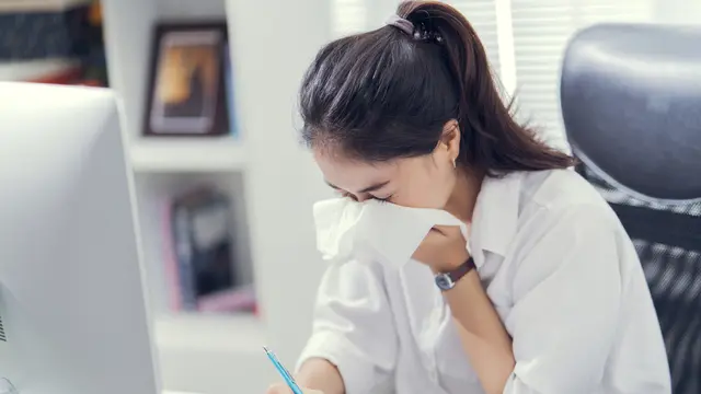 Ilustrasi Penyakit Sinusitis (Sumber: Istockphoto)