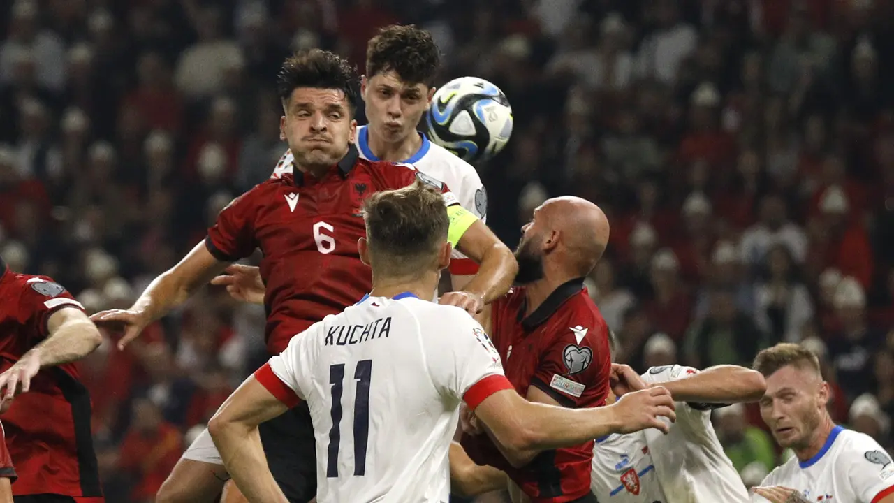 Albania vs Republik Ceko di Kualifikasi Euro 2024