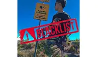Seorang pendaki berinisial SF harus berurusan dengan hukum, lantaran nekat mencabut bunga Edelweiss saat mendaki Gunung Tambora. (Liputan6.com/ Istimewa)