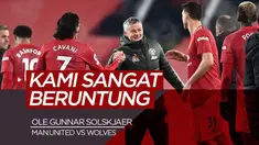 Berita video wawancara Ole Gunnar Solskjaer soal keberuntungan Manchester United bisa kalahkan Wolverhampton di Liga Inggris, Rabu (30/12/20)