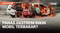 4 Mobil Terbakar di Breeze Waterpark Banjarbaru Diduga Akibat Cuaca Ekstrem