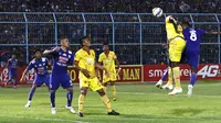 Laga semifinal Piala Presiden Arema Cronus vs Sriwijaya FC (Yoppy Renato/Liputan6)