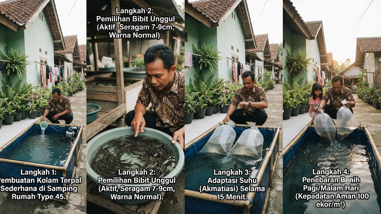 Pemilihan Bibit dan Kepadatan Tebar yang Aman