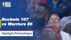 James Harden memicu Rockets untuk menang atas Golden State, mencetak 27 poin dan meraih tiga rebound dalam kemenangan.