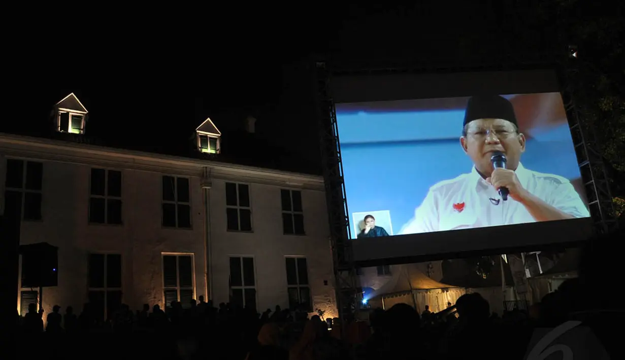 Video berdurasi 3.07 menit itu diawali dengan cuplikan Prabowo-Hatta bersama para pendukungnya. (Liputan6.com/Miftahul Hayat)