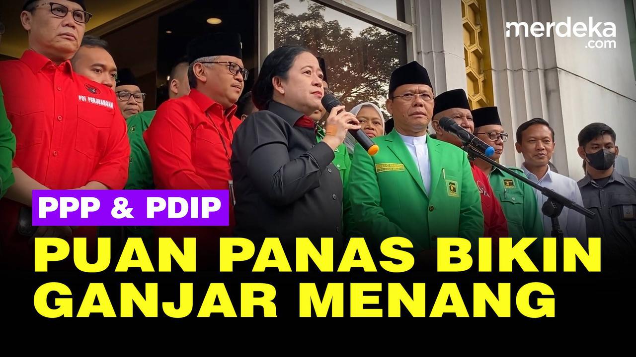 VIDEO: Puan Bikin Mesin PDIP & PPP Panas Menangkan Capres Ganjar