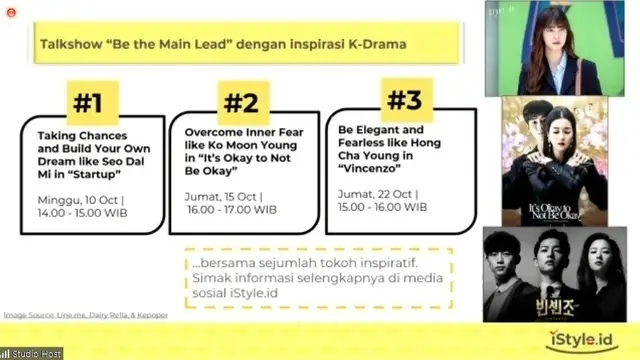 Ulang Tahun ke-4, iStyle.id Hadirkan Talkshow 'Be the Main Lead' yang Terinspirasi K-Drama