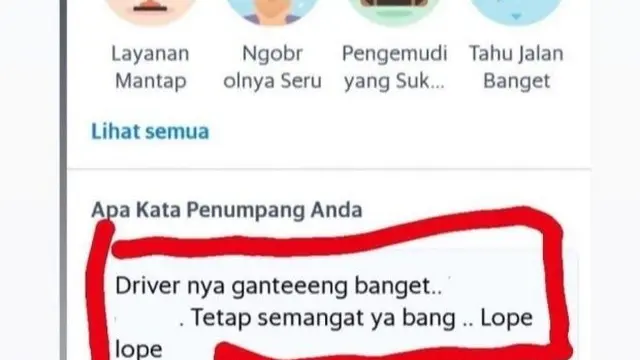 6 Catatan Nyeleneh untuk Driver Ojol Ini Bikin Ketawa