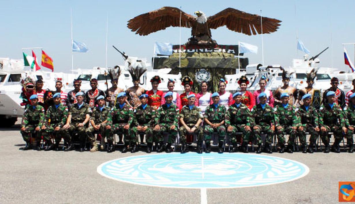 Citizen6, Lebanon: Unifil Sector East Commander (Seceast Co) Brigjen Miguel Alcaniz Comas, melaksanakan kunjungan perdananya ke Markas Indonesia Battalion (Indobatt) UN Posn 7-1, Adshit Al Qusayr, Lebanon Selatan, Senin (11/7). (Pengirim: Badarudin Bakri)