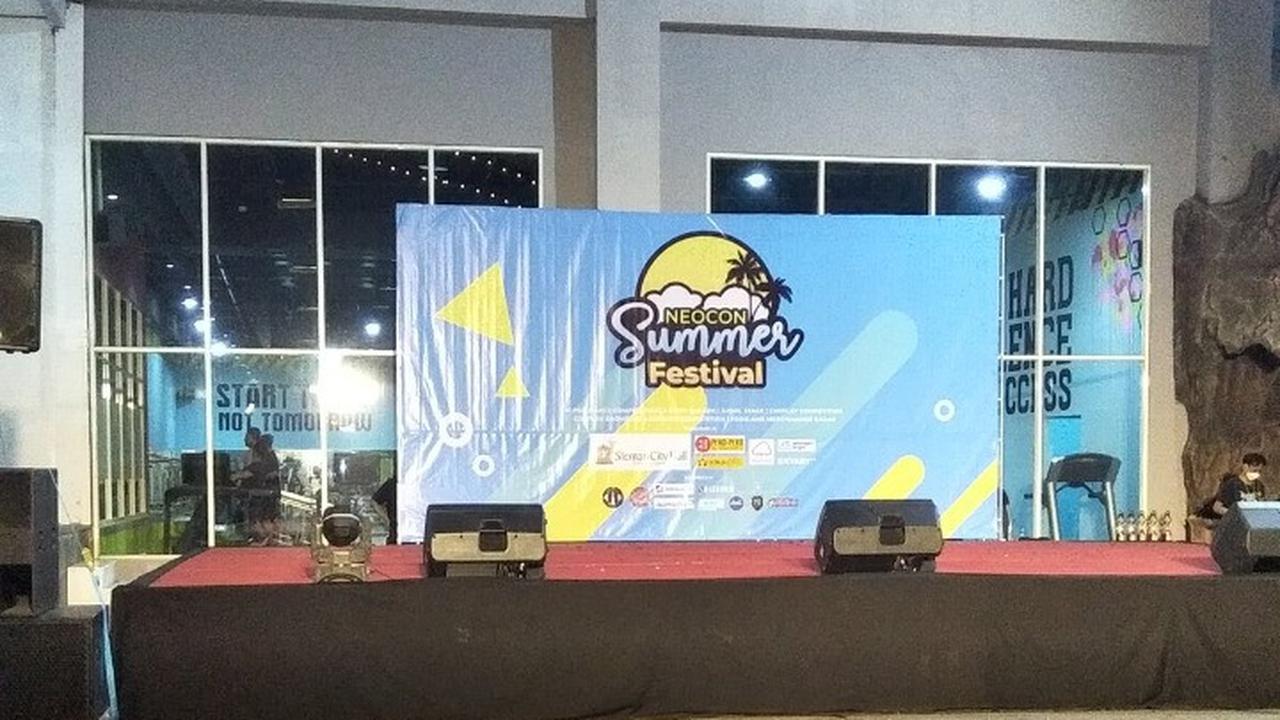 Foto venue acara offline di Yogyakarta yang diduga melanggar protokol kesehatan.