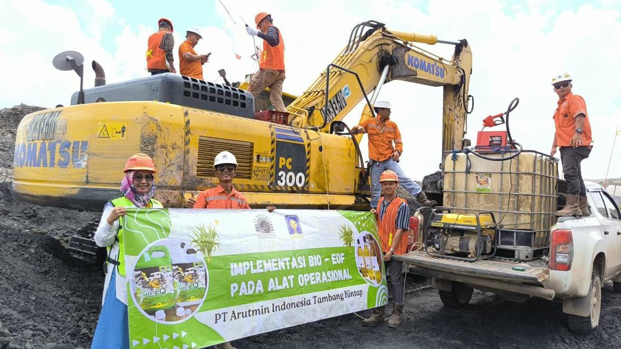 Lahan Marginal Dekat Operasional Tambang 'Disulap' Jadi Kebun Serai Wangi, Bahan Bioaditif Bernilai Ekonomi