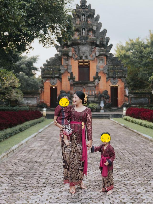 Peringati Hari Raya Nyepi, Ini Pemotretan Kahiyang Ayu Pakai Baju Adat Bali