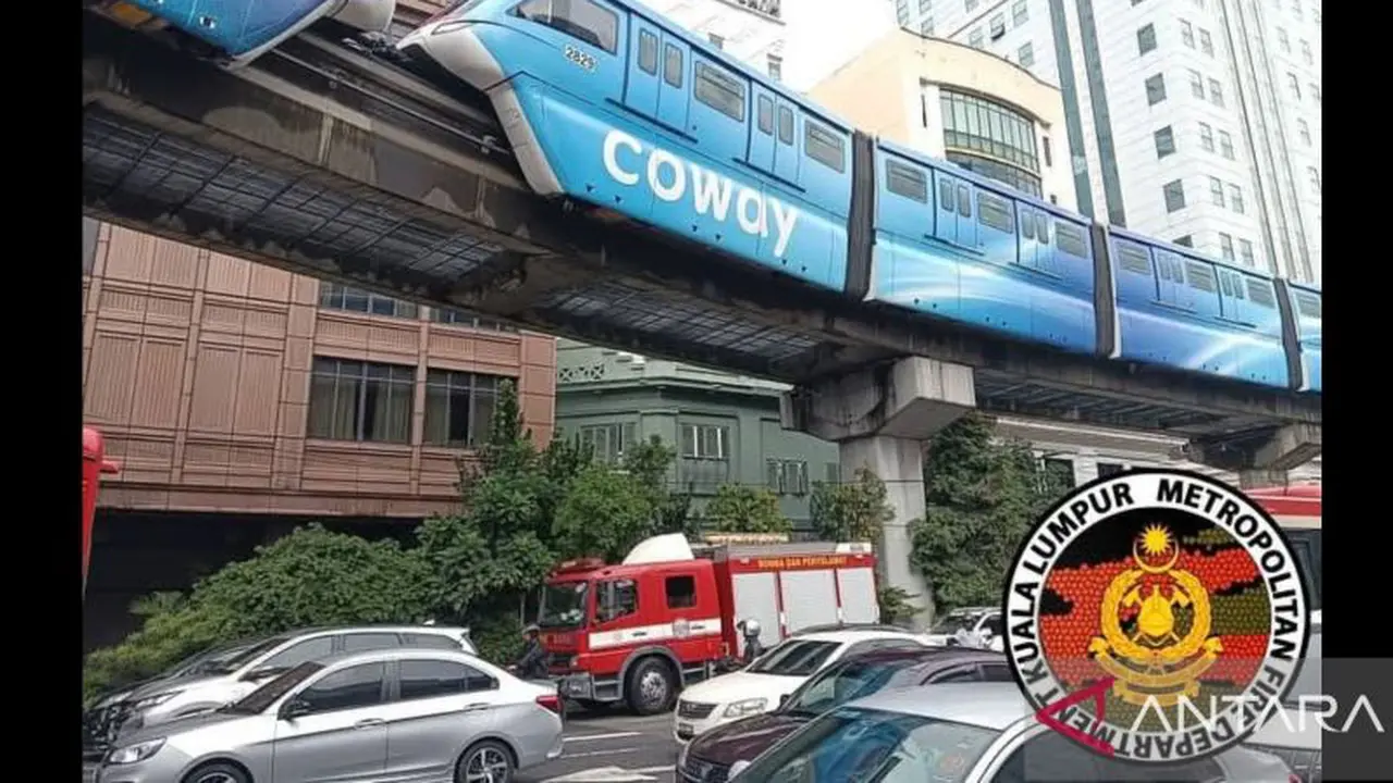 Monorel mogok di kuala lumpur Malaysia