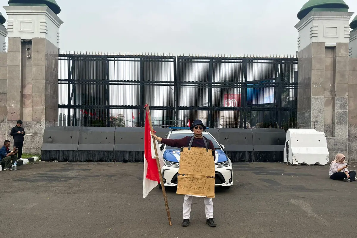 Pendemo asal Sukabumi