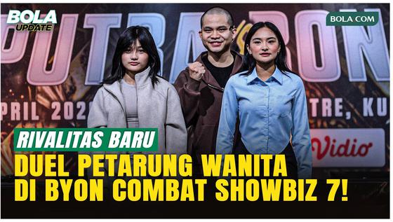 Duel Wanita Indonesia Vs Malaysia Panaskan Byon Combat Showbiz 7