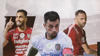 Willian Pacheco, Stefano Lilipaly dan Ilija Spasojevic. (Bola.com/Dody Iryawan)