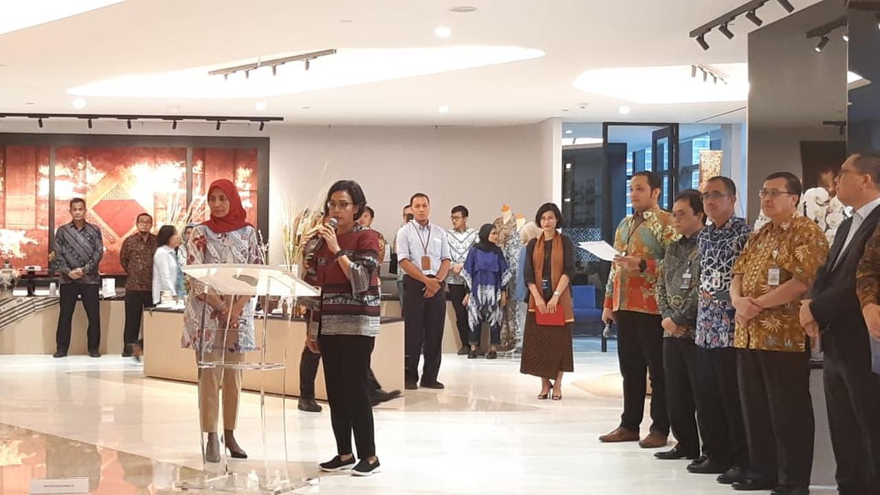 Menteri Keuangan (Menkeu) Sri Mulyani meresmikan website ekspor impor RI yang bernama National Export Dashboard (NED). Dok Merdeka.com/Yayu Agustini