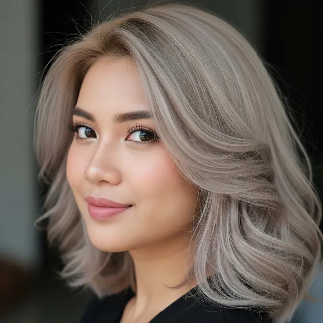 Rambut Pirang Ash Brown