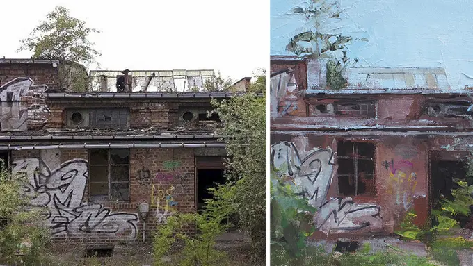 [Bintang] 10 Lukisan Cat Minyak yang Dibuat dari Potret Kota, Mirip Banget!