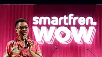 Deputy CEO Smartfren, Djoko Tata Ibrahim, saat pengumuman pemenang Smartfren WOW. (Doc: Smartfren)