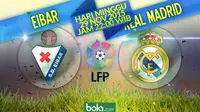 Eibar vs Real Madrid (Bola.com/Samsul Hadi)