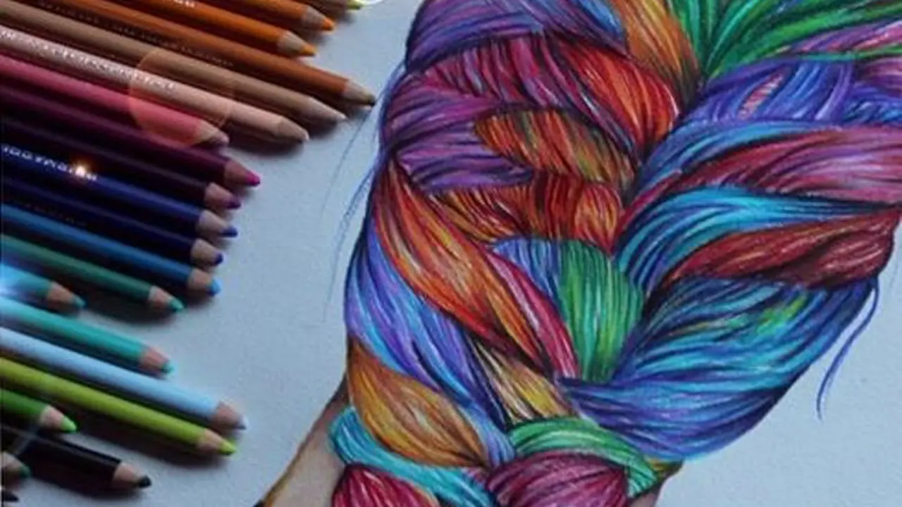 10 Gambar Kepang Rambut Pelangi Ini Lebih Manis daripada Permen