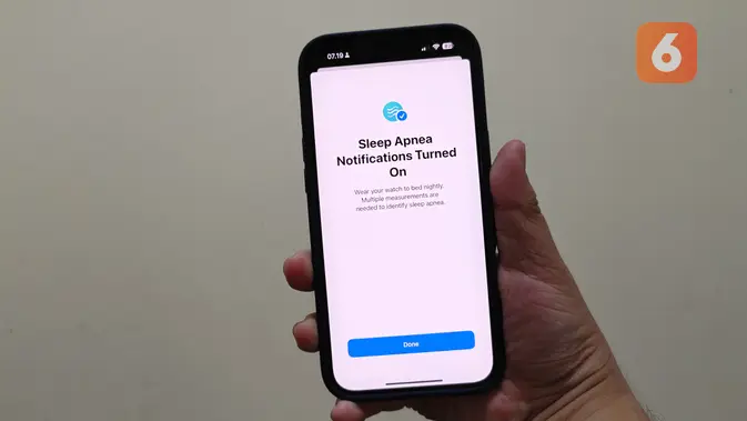 <p>Apple Watch di Indonesia kedatangan fitur Sleep Apnea. (Liputan6.com/ Yuslianson)</p>