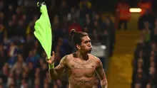 6. Roberto Firmino (Liverpool) - 14 gol dan 7 assist, total 21. (AFP/Glyn Kirk)
