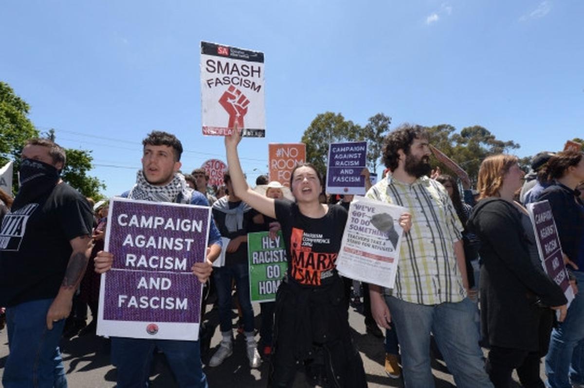 Protes teror di Paris, warga Australia gelar unjuk rasa anti-Islam