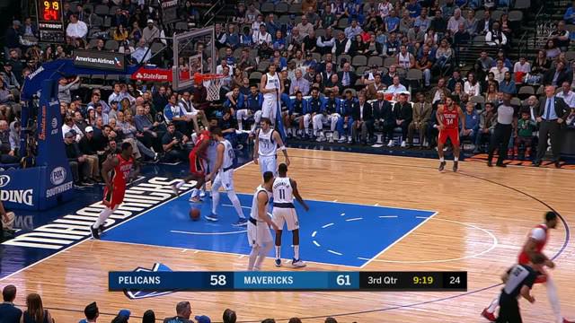 Dirk Nowitzki mengoper Wilt Luka Doncic mencatatkan triple-double tetapi Mavericks jatuh pada perpanjangan waktu untuk Pelicans dipimpin oleh triple-double Elfrid Payton.